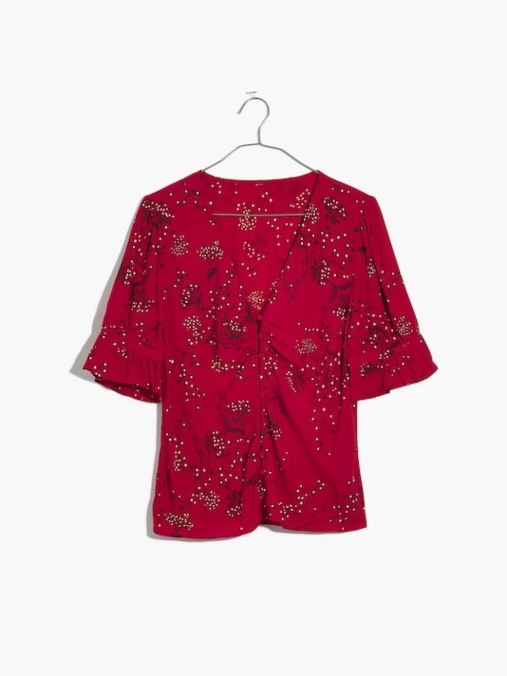 Madewell Daylight Top in Windswept Floral size 6 - Picture 5 of 12